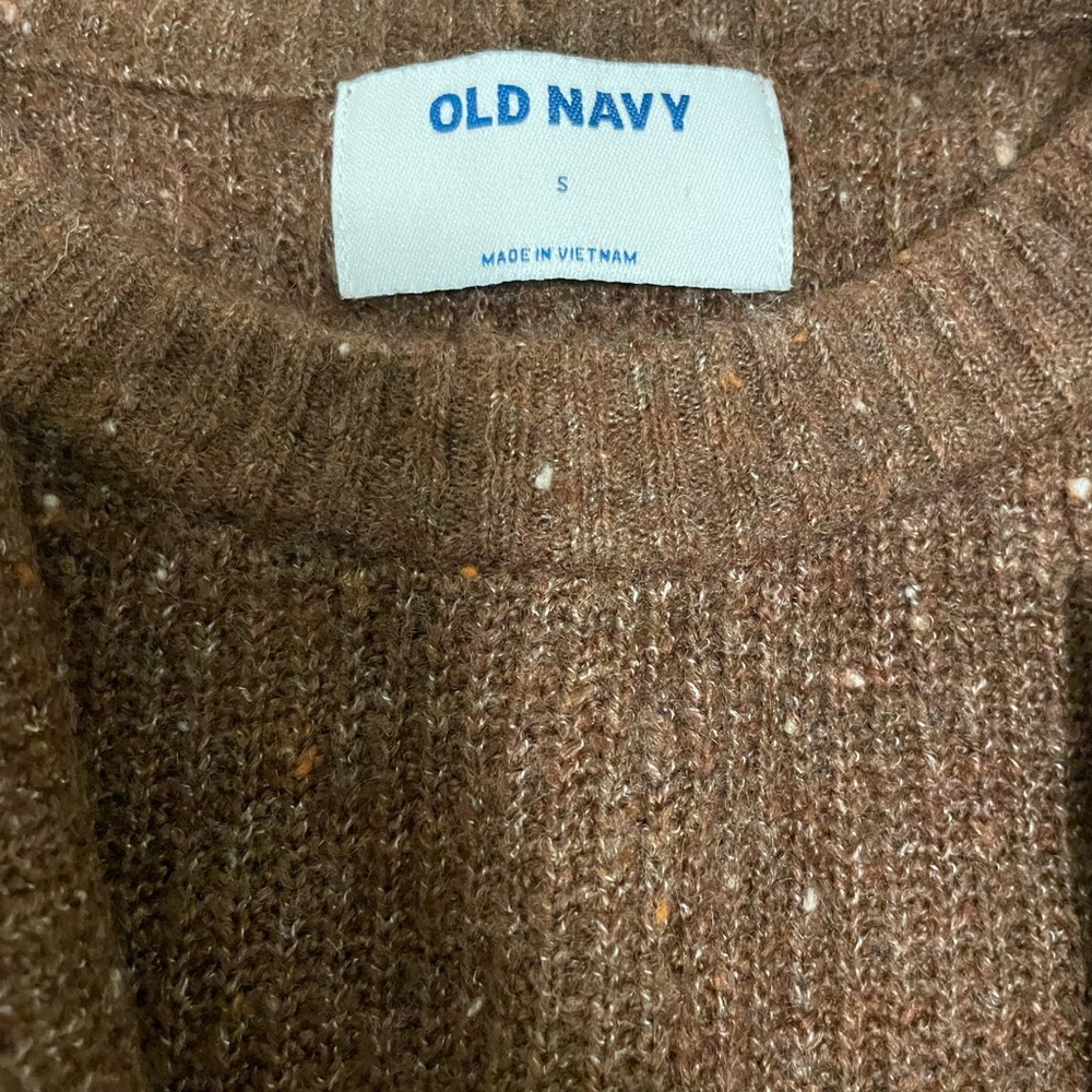 Brown old navy sweater small - Picture 2 of 3